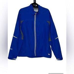 REI E-vent Imperfection Blue Waterproof  Jacket Sz XL